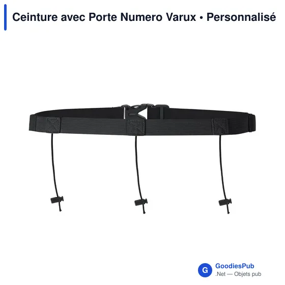 Ceinture avec Porte Numero Varux - Image 5