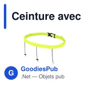 Ceinture avec Porte Numero Varux - Miniature 6