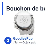 Bouchon de bouteille personnalisable en acier inoxydable - Celebrateavec logo - Miniature 4