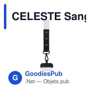 CELESTE Sangle en polyester téléphone - Miniature 4