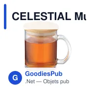 CELESTIAL Mug en verre recyclé 300 ml - Miniature 3