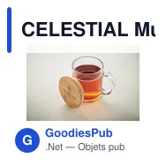 CELESTIAL Mug en verre recyclé 300 ml - Miniature 4