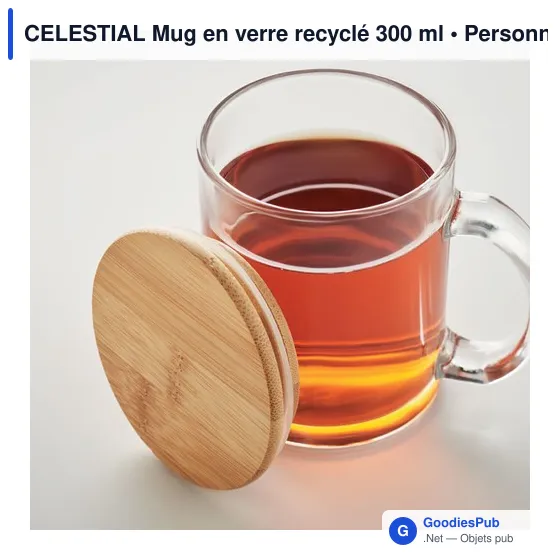 CELESTIAL Mug en verre recyclé 300 ml - Image 7