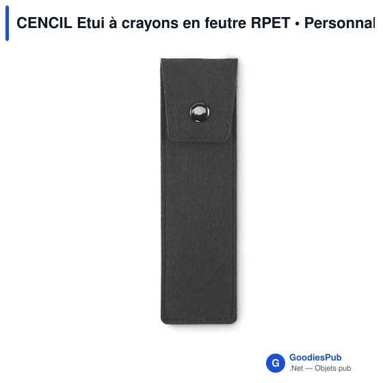 CENCIL Etui à crayons en feutre RPET - Image 1