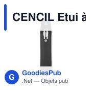 CENCIL Etui à crayons en feutre RPET - Miniature 2