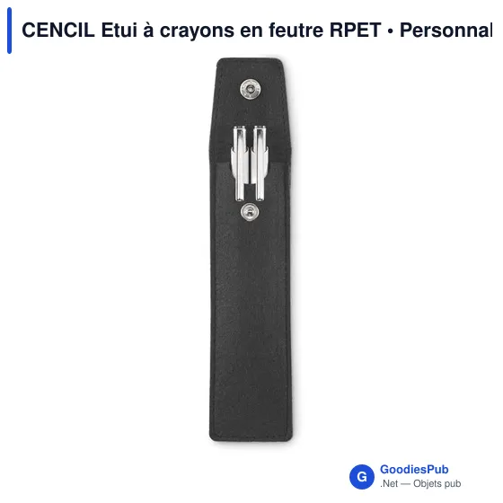 CENCIL Etui à crayons en feutre RPET - Image 2