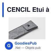 CENCIL Etui à crayons en feutre RPET - Miniature 11