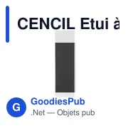CENCIL Etui à crayons en feutre RPET - Miniature 3