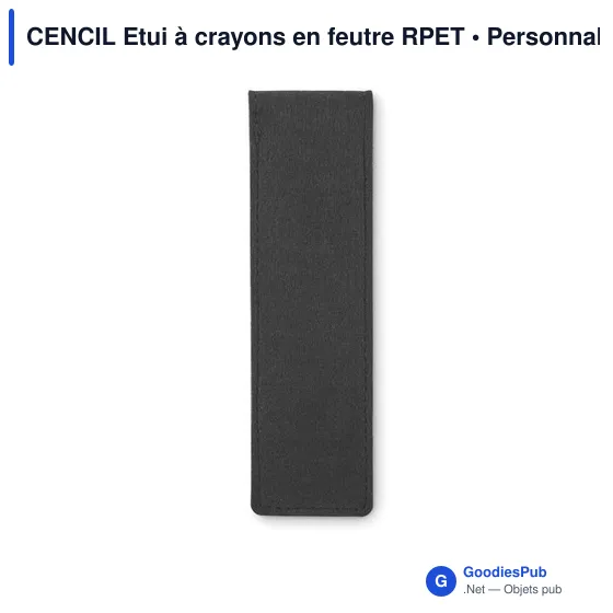 CENCIL Etui à crayons en feutre RPET - Image 3