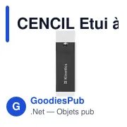 CENCIL Etui à crayons en feutre RPET - Miniature 4
