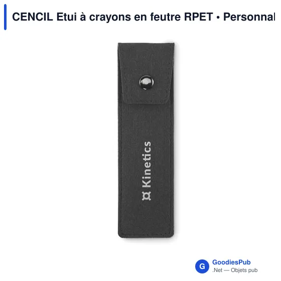 CENCIL Etui à crayons en feutre RPET - Image 4