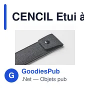 CENCIL Etui à crayons en feutre RPET - Miniature 5
