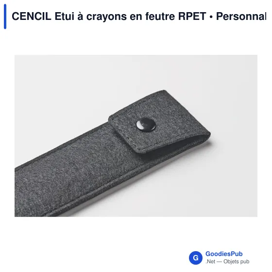 CENCIL Etui à crayons en feutre RPET - Image 5