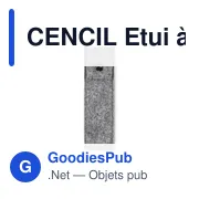 CENCIL Etui à crayons en feutre RPET - Miniature 6