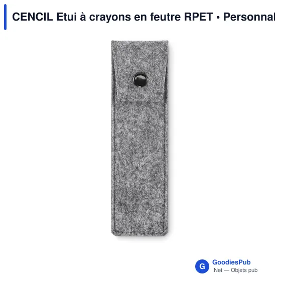 CENCIL Etui à crayons en feutre RPET - Image 6