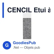 CENCIL Etui à crayons en feutre RPET - Miniature 8