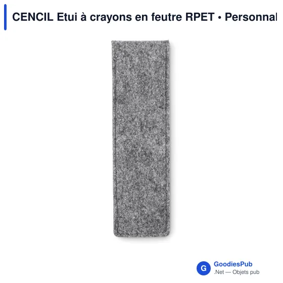CENCIL Etui à crayons en feutre RPET - Image 8