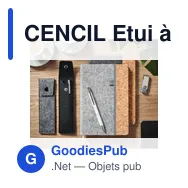 CENCIL Etui à crayons en feutre RPET - Miniature 10