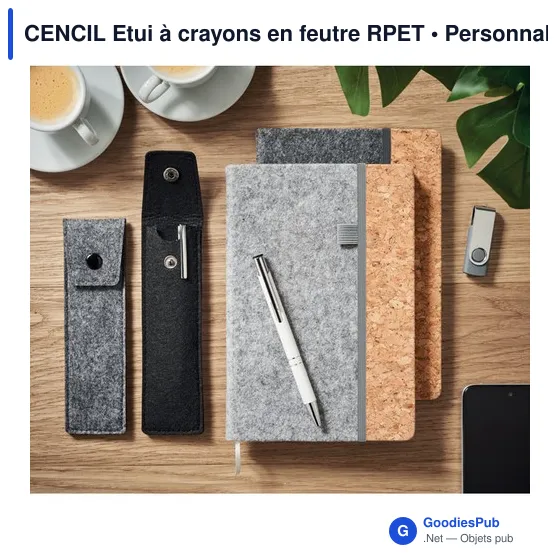 CENCIL Etui à crayons en feutre RPET - Image 10