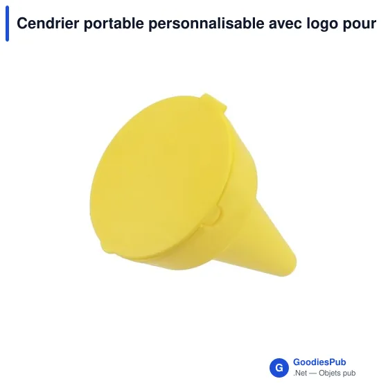 Cendrier portable personnalisable avec logo pour entreprises - Image 3