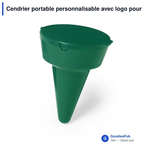 Cendrier portable personnalisable avec logo pour entreprises - Image 7