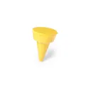Variante jaune - Cendrier portable personnalisable avec logo pour entreprises