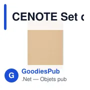 CENOTE Set de papeterie avec bloc-note - Miniature 3