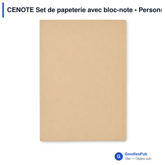 CENOTE Set de papeterie avec bloc-note - Image 3