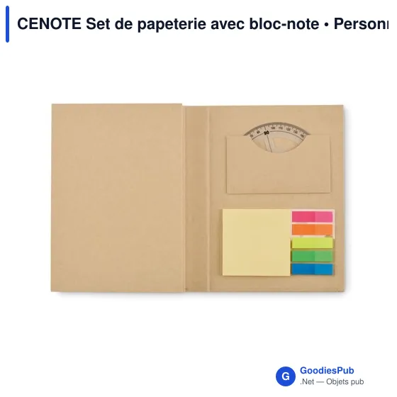 CENOTE Set de papeterie avec bloc-note - Image 4