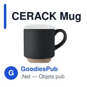 CERACK Mug en céramique 170 ml - Miniature 1