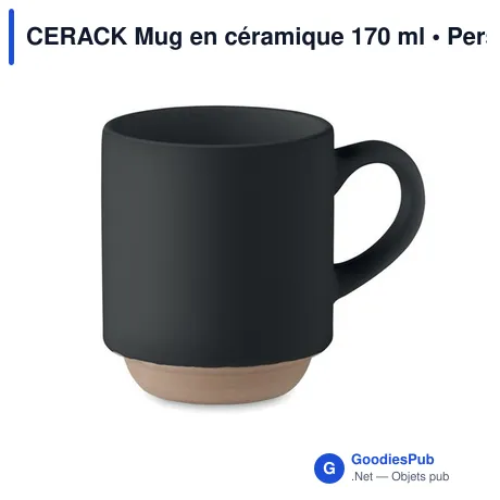 CERACK Mug en céramique 170 ml