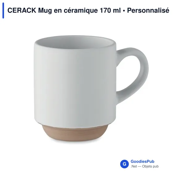 CERACK Mug en céramique 170 ml - Image 5