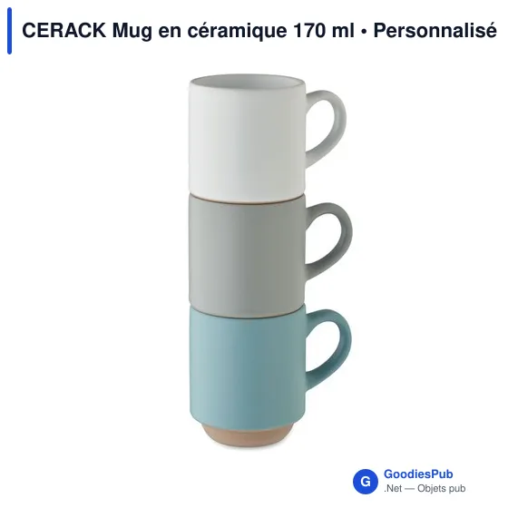 CERACK Mug en céramique 170 ml - Image 6