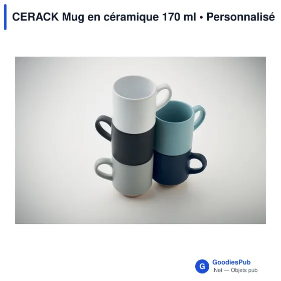 CERACK Mug en céramique 170 ml - Image 7