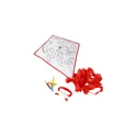 Variante rouge - Cerf-volant personnalisable avec logo et 4 feutres Lina