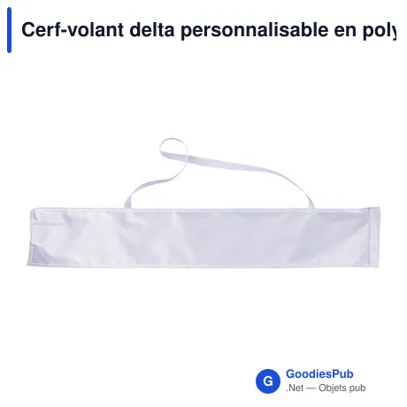 Cerf-volant delta personnalisable en polyester avec logo - Lirien