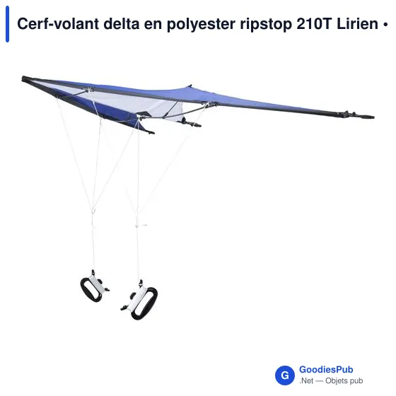 Cerf-volant delta personnalisable en polyester avec logo - Lirien - Image 2
