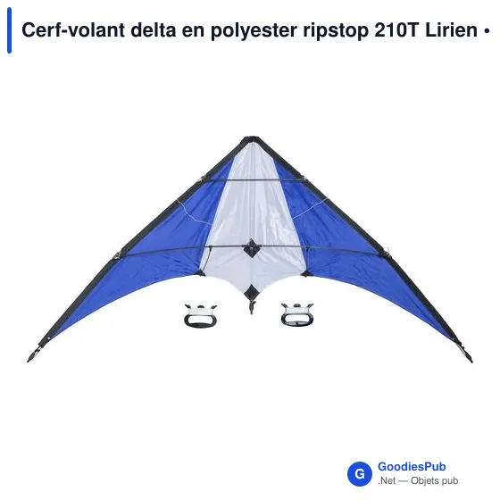 Cerf-volant delta personnalisable en polyester avec logo - Lirien - Image 3