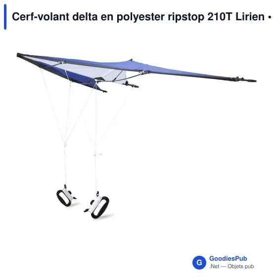 Cerf-volant delta personnalisable en polyester avec logo - Lirien - Image 8