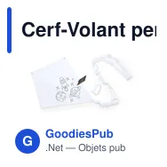 Cerf-Volant personnalisable Yumbi avec logo - Loisirs créatifs - Miniature 2
