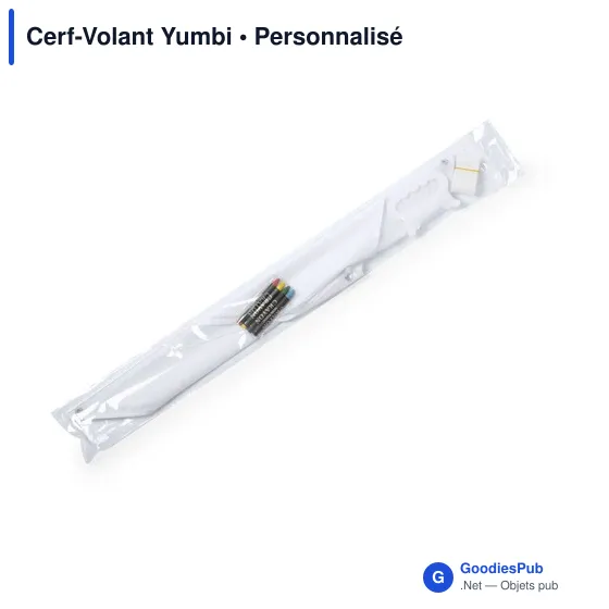 Cerf-Volant personnalisable Yumbi avec logo - Loisirs créatifs - Image 3