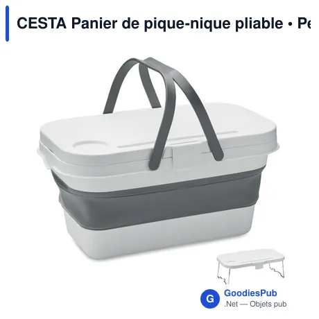 CESTA Panier de pique-nique pliable