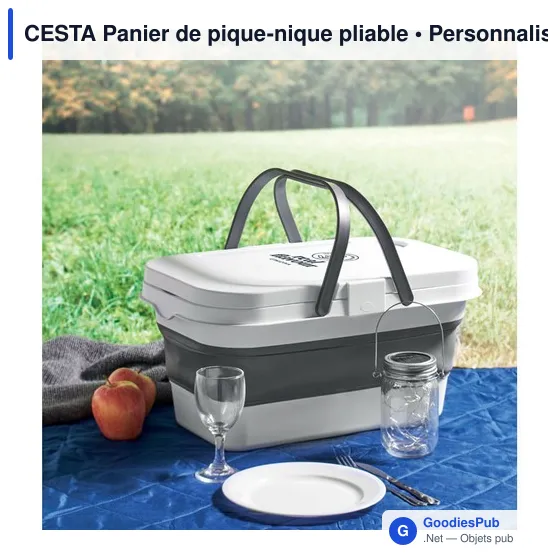 CESTA Panier de pique-nique pliable - Image 4