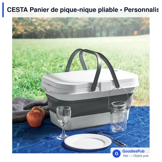 CESTA Panier de pique-nique pliable - Image 5