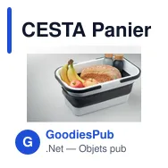CESTA Panier de pique-nique pliable - Miniature 6