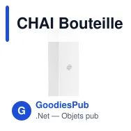 CHAI Bouteille en verre 500 ml - Miniature 2