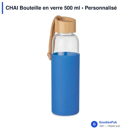 CHAI Bouteille en verre 500 ml - Image 3