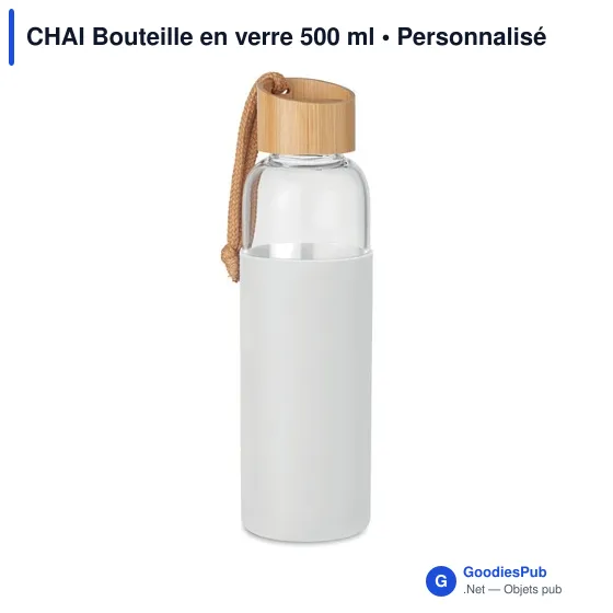 CHAI Bouteille en verre 500 ml - Image 5