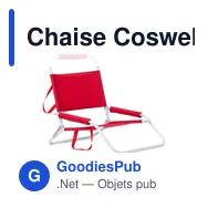 Chaise Coswel - Miniature 3