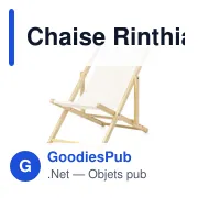 Chaise Rinthia - Miniature 1